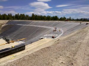 Image of lining at Flathead landfill